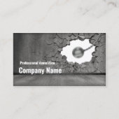 Cement Wall Demolition Works Business Card Visitenkarte (Vorderseite)