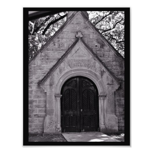 Cemetary Gebäude Fotodruck (Vorne)