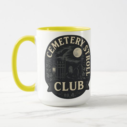 Cemetery Stroll Club | Halloween Tasse (Links)