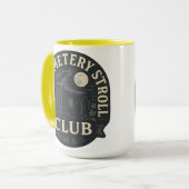Cemetery Stroll Club | Halloween  Tasse (Vorderseite Links)