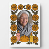 Cempasúchil Ofrenda Altar Día de Muertos Fotoplatte (Vorderseite)