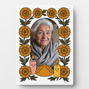 Cempasúchil Ofrenda Altar Día de Muertos Fotoplatte