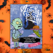Cena de Halloween Fiesta zombie Einladung