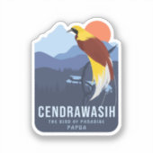 Cendrawasih Aufkleber (Vorderseite)