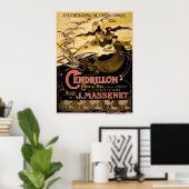 Cendrillon, conte de fées - Opernplakat Poster (Heimbüro)