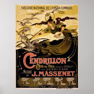 Cendrillon, conte de fées - Opernplakat Poster