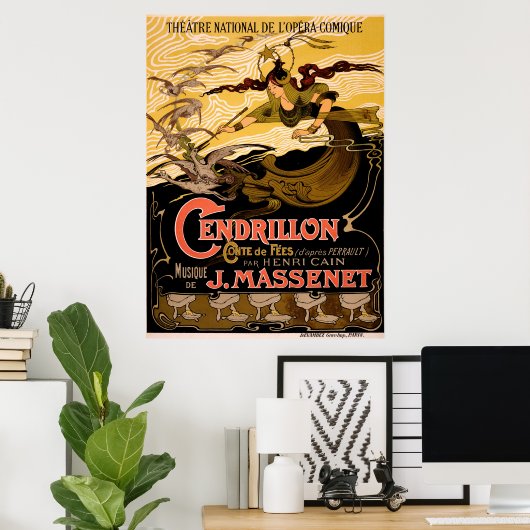 Cendrillon Poster (Heimbüro)