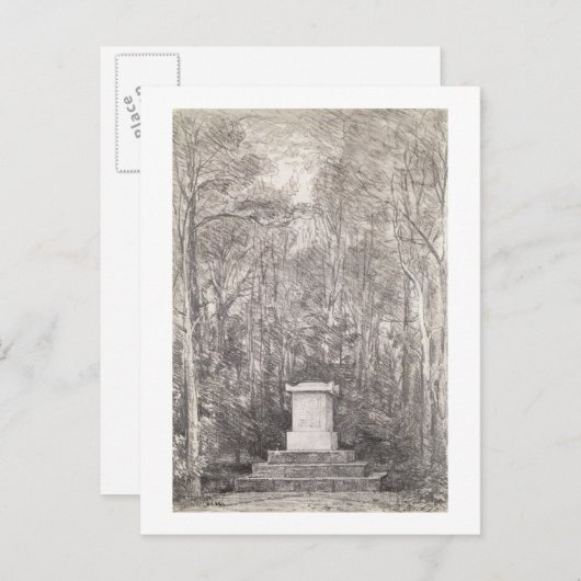 Cenotaph an Sir Joshua Reynolds in der Coleorton H Postkarte (Vorne/Hinten)