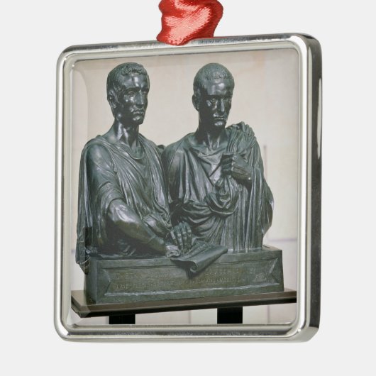 Cenotaph des Gracchi, 1853 Silbernes Ornament (Links)