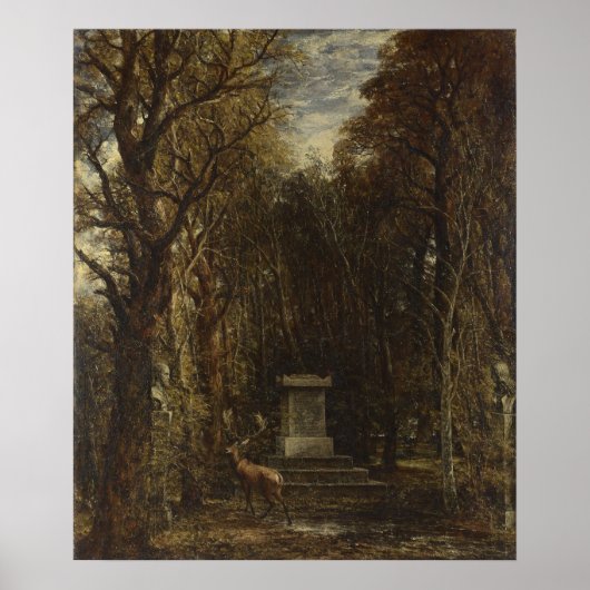 Cenotaph für Sir Joshua Reynolds, Constable Poster (Vorne)