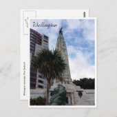 Cenotaph Wellington Postkarte (Vorne/Hinten)