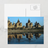 Cenotaphern, Madhya Pradesh, Indien Postkarte (Vorne/Hinten)