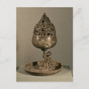 Censer in Form von "po-shan-lu" Postkarte