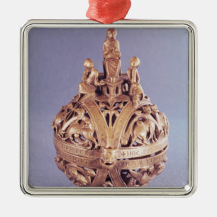 Censer übergestiegen durch einen Engel Silbernes Ornament