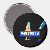 Censored Gladys Magnet (Vorderseite/Rückseite)