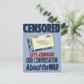 Censored Postkarte (Stehend Vorderseite)