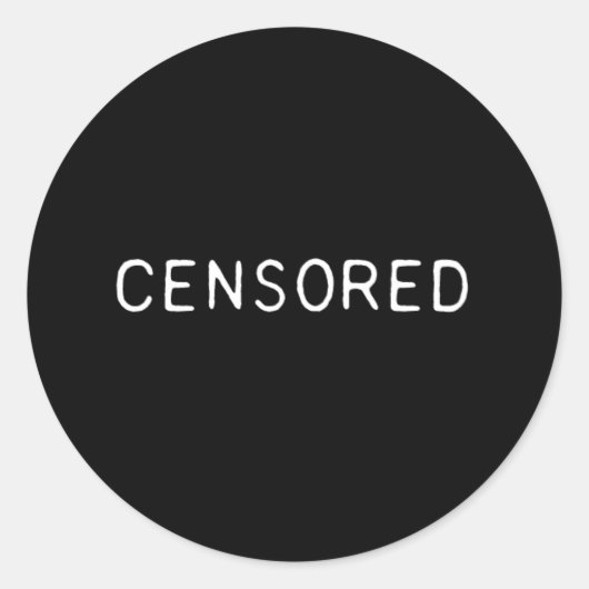 Censored Stickers (Vorderseite)