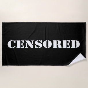Censored Strandtuch