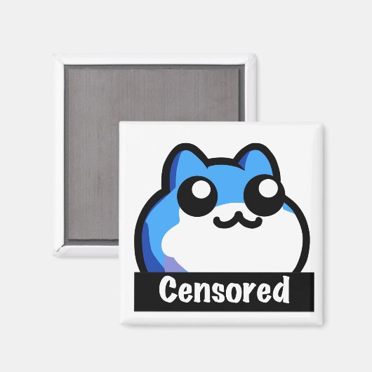 Censored Toby Magnet (Vorderseite/Rückseite)