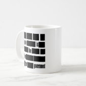 Censorsed Regierungs-Mitteilung Kaffeetasse (Vorderseite Links)