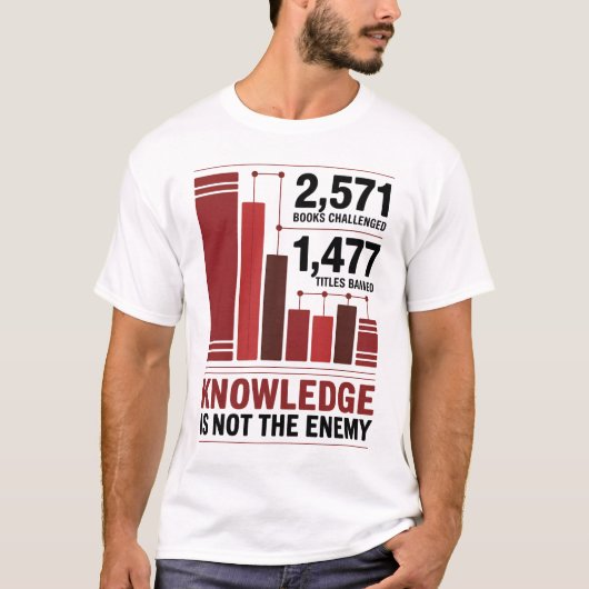 Censorship Statistics Awareness T-Shirt (Vorderseite)
