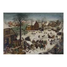 Census at Bethlehem by Pieter Bruegel