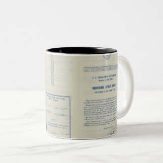 Census Record Mug Zweifarbige Tasse
