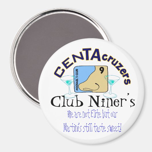 CenTAcruzers Logo Club Niner's Door Magnet (Vorderseite/Rückseite)