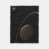 Centaur 1099 Chariklo und seine Ringe. Fleecedecke (Vorderseite)