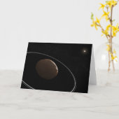 Centaur 1099 Chariklo und seine Ringe. Karte (Gelbe Blume)