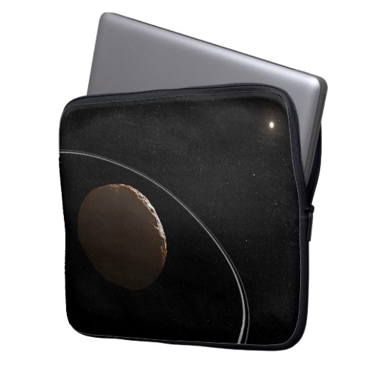 Centaur 1099 Chariklo und seine Ringe. Laptopschutzhülle (Vorderseite Links)