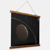 Centaur 1099 Chariklo und seine Ringe. Wandteppich Mit Holzrahmen (Gewinkelt)