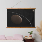 Centaur 1099 Chariklo und seine Ringe. Wandteppich Mit Holzrahmen (Schlafzimmer)