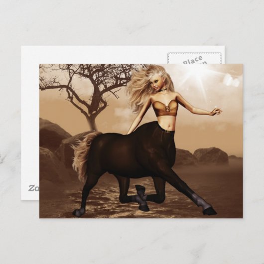 Centaur ale Postkarte (Vorne/Hinten)