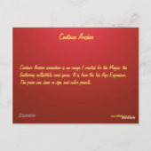 Centaur Archer Postkarte (Rückseite)