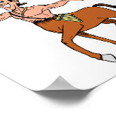 Centaur Half Man Halbpferd Mythische Kreatur Poster (Ecke)