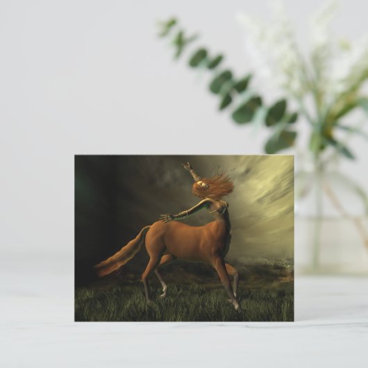 Centaur im Sturm Postkarte (Stehend Vorderseite)