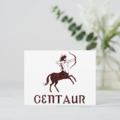 Centaur Postkarte (Stehend Vorderseite)