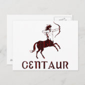Centaur Postkarte (Vorne/Hinten)