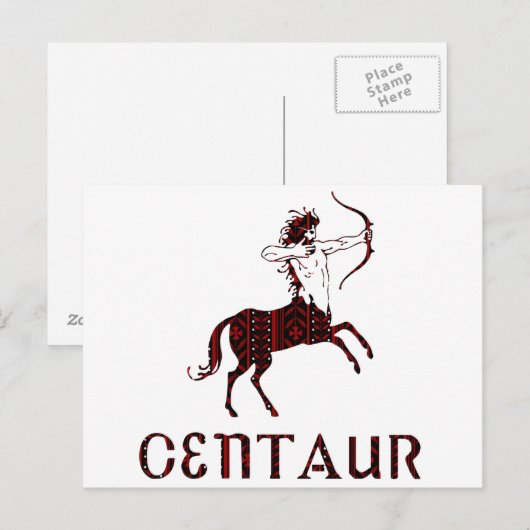 Centaur Postkarte (Vorne/Hinten)