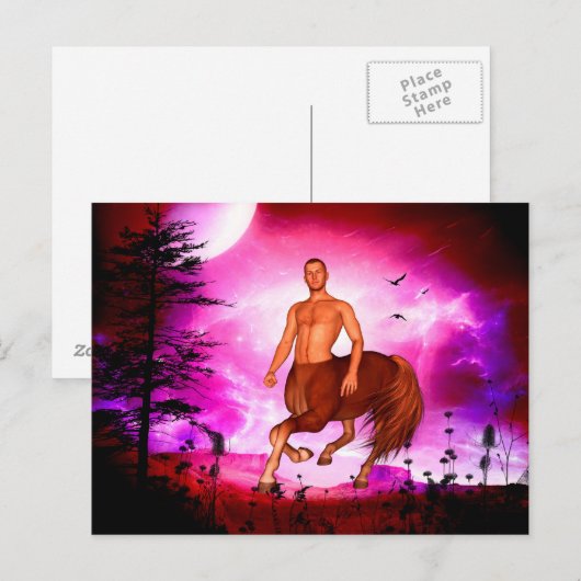 Centaur Postkarte (Vorne/Hinten)