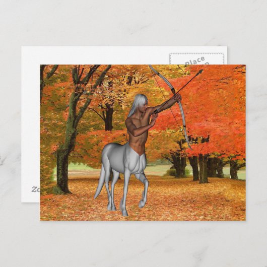 Centaur Postkarte (Vorne/Hinten)