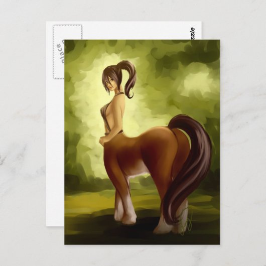 Centaur Postkarte (Vorne/Hinten)