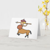 Centaur Sagittarius Karte (Gelbe Blume)