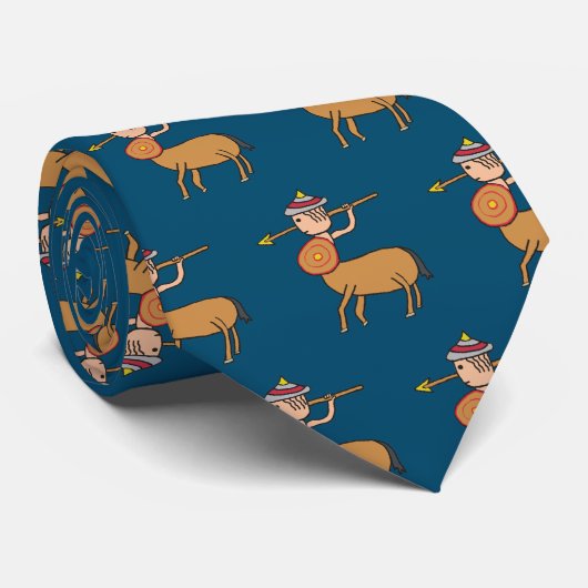 Centaur Sagittarius Krawatte (Gerollt)