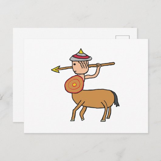 Centaur Sagittarius Postkarte (Vorne/Hinten)