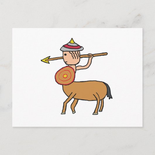 Centaur Sagittarius Postkarte (Vorderseite)