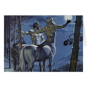 Centaurs (farbige Litho)