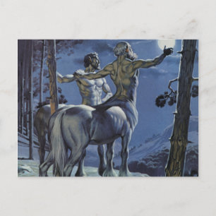 Centaurs (farbige Litho) Postkarte