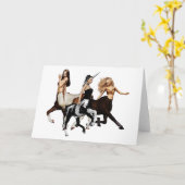 Centaurs Note Card Karte (Gelbe Blume)